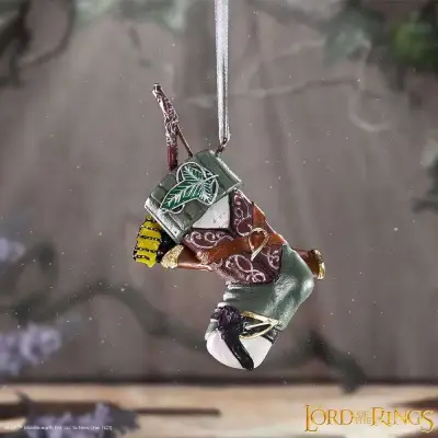 Figurine lord of the rings legolas stocking hanging ornament